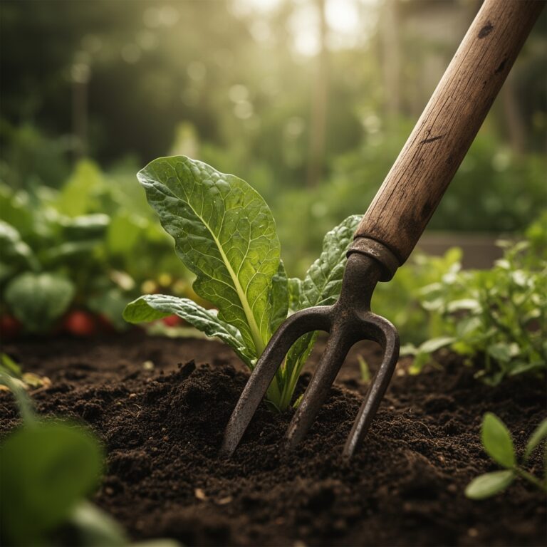 9 Mixing Steps: Using a Garden Fork for Better Vegetable Soil Prep
