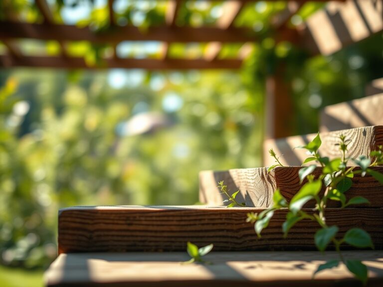 6 Steps to Build a Sturdy Wooden Garden Pergola